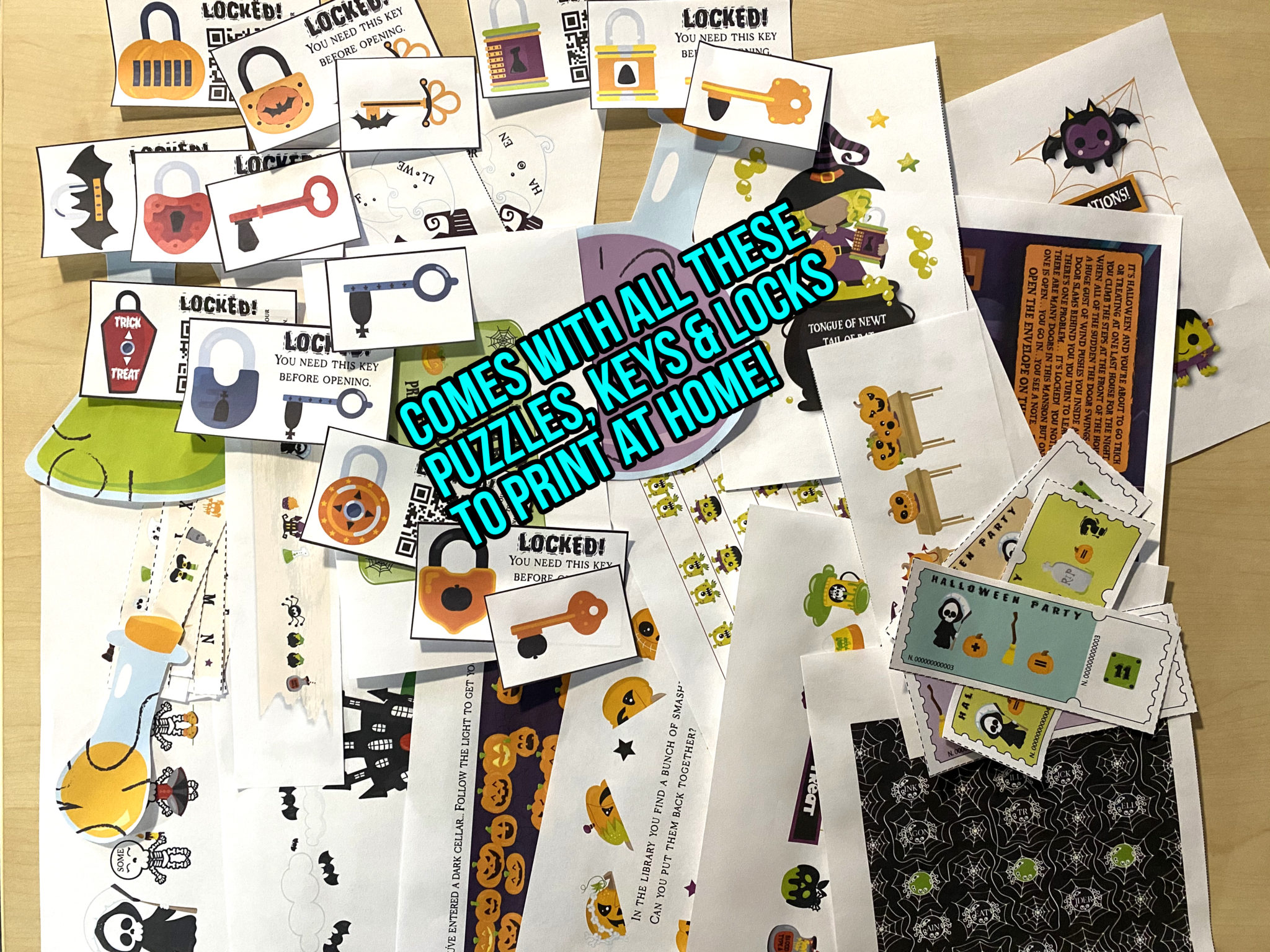 Mystery Mansion (Halloween) Kids Escape Room